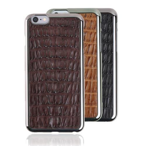 iPhone6 Caiman Crocodile Leather Cell Phone Case